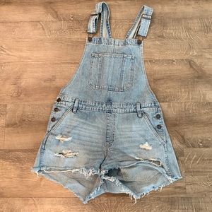 Abercrombie & Fitch | Denim Overall Shorts